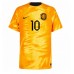 Nederländerna Memphis Depay #10 Hemmatröja VM 2022 Kortärmad